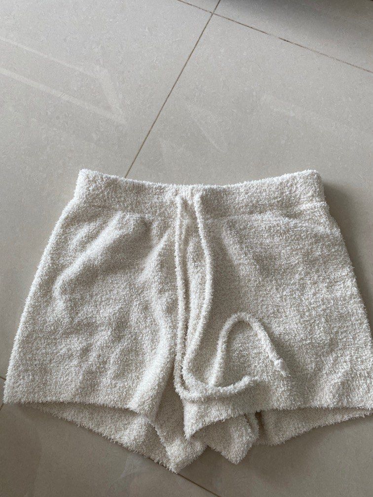 White soft hotsell shorts
