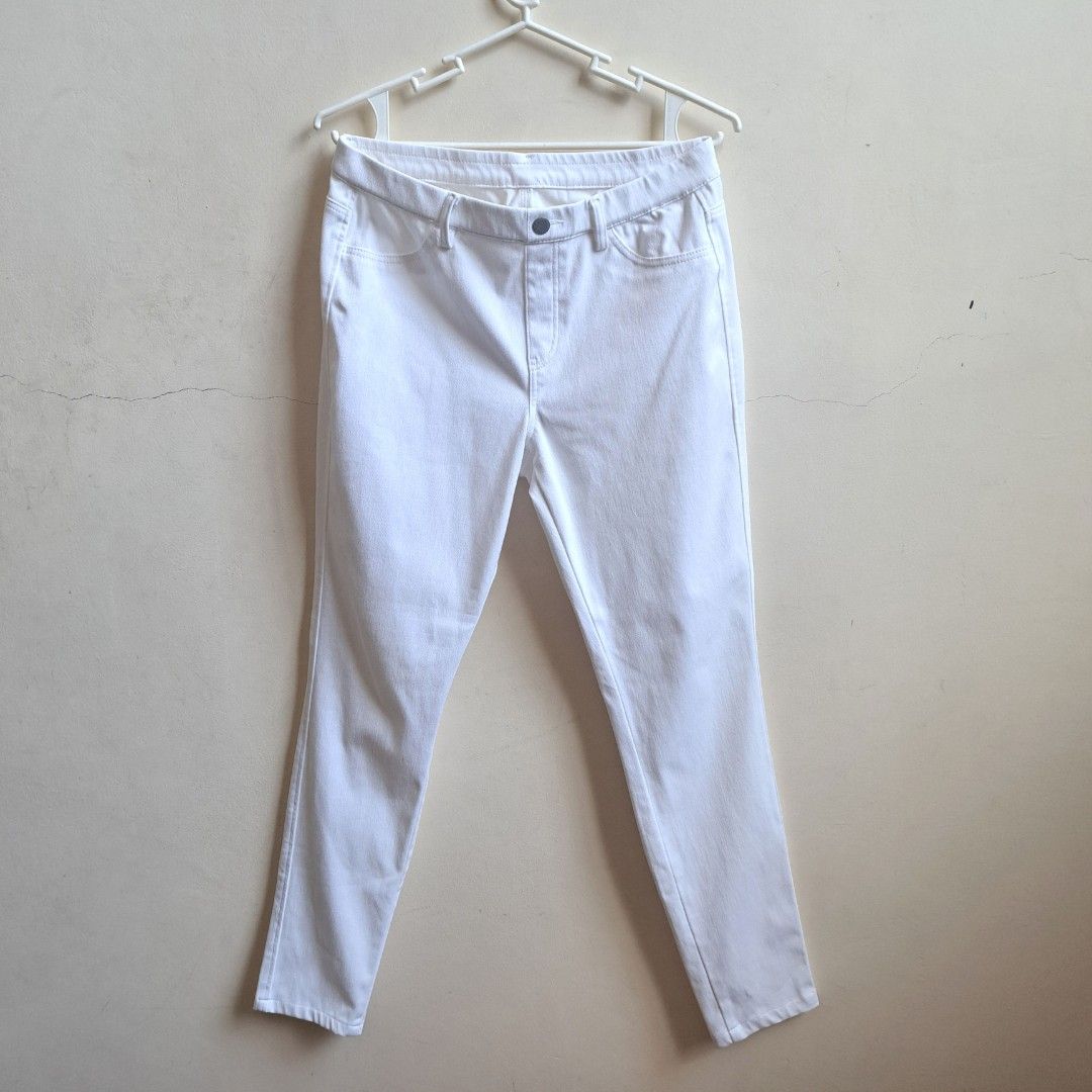 Uniqlo Offwhite Jeggings Jeans White