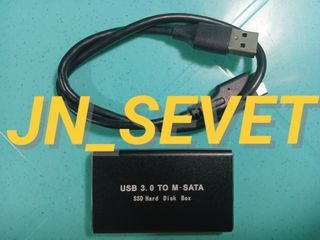 USB 3.0 to M-SATA SSD Hard Disk Box