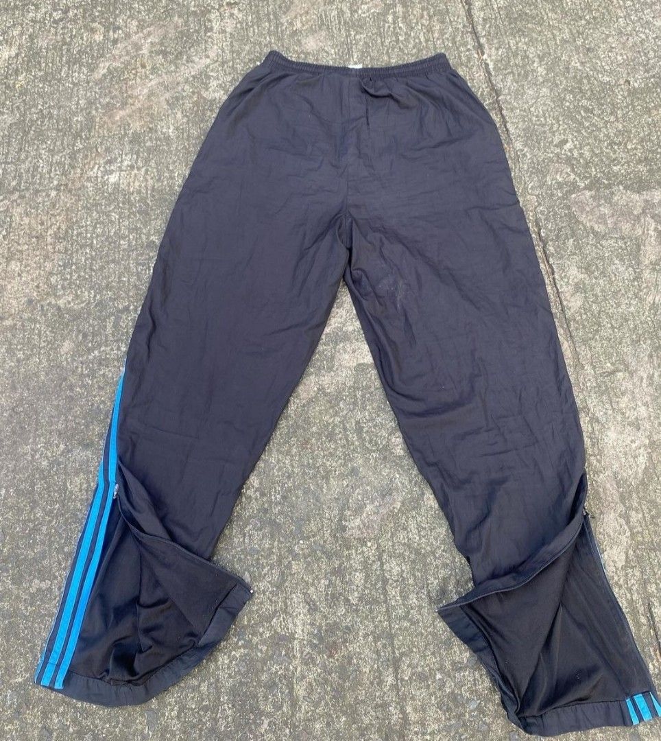 Vintage Adidas lined wind pants, Men's Fashion, Activewear on