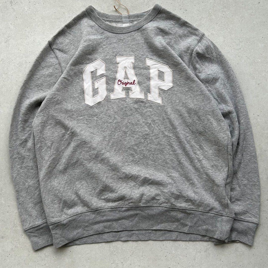 vintage gap spellout crewneck sweater Men s Fashion Tops Sets