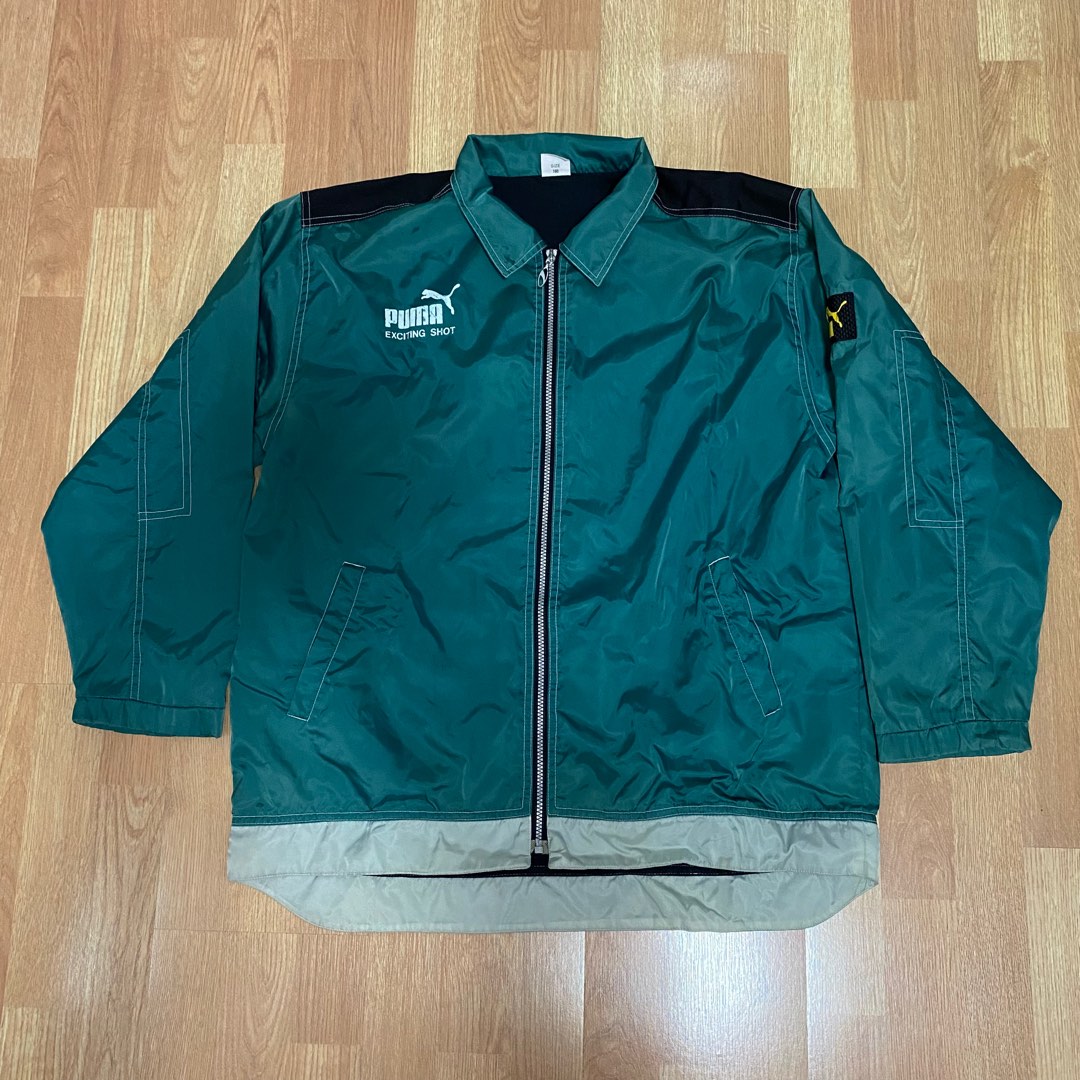 Puma windbreaker outlet green