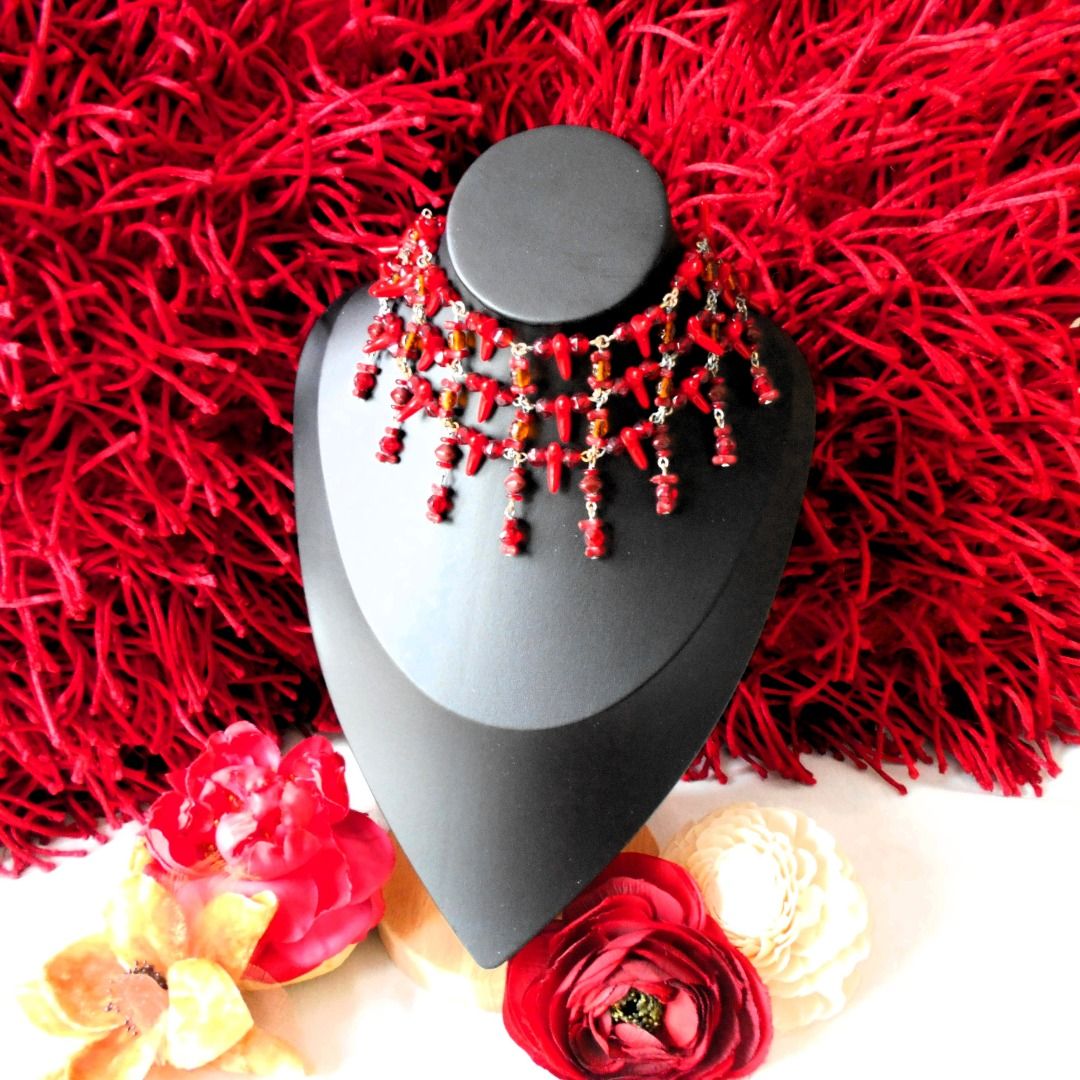 Red discount fashion jewellery