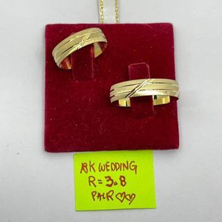 Wedding ring gold saudi 18k