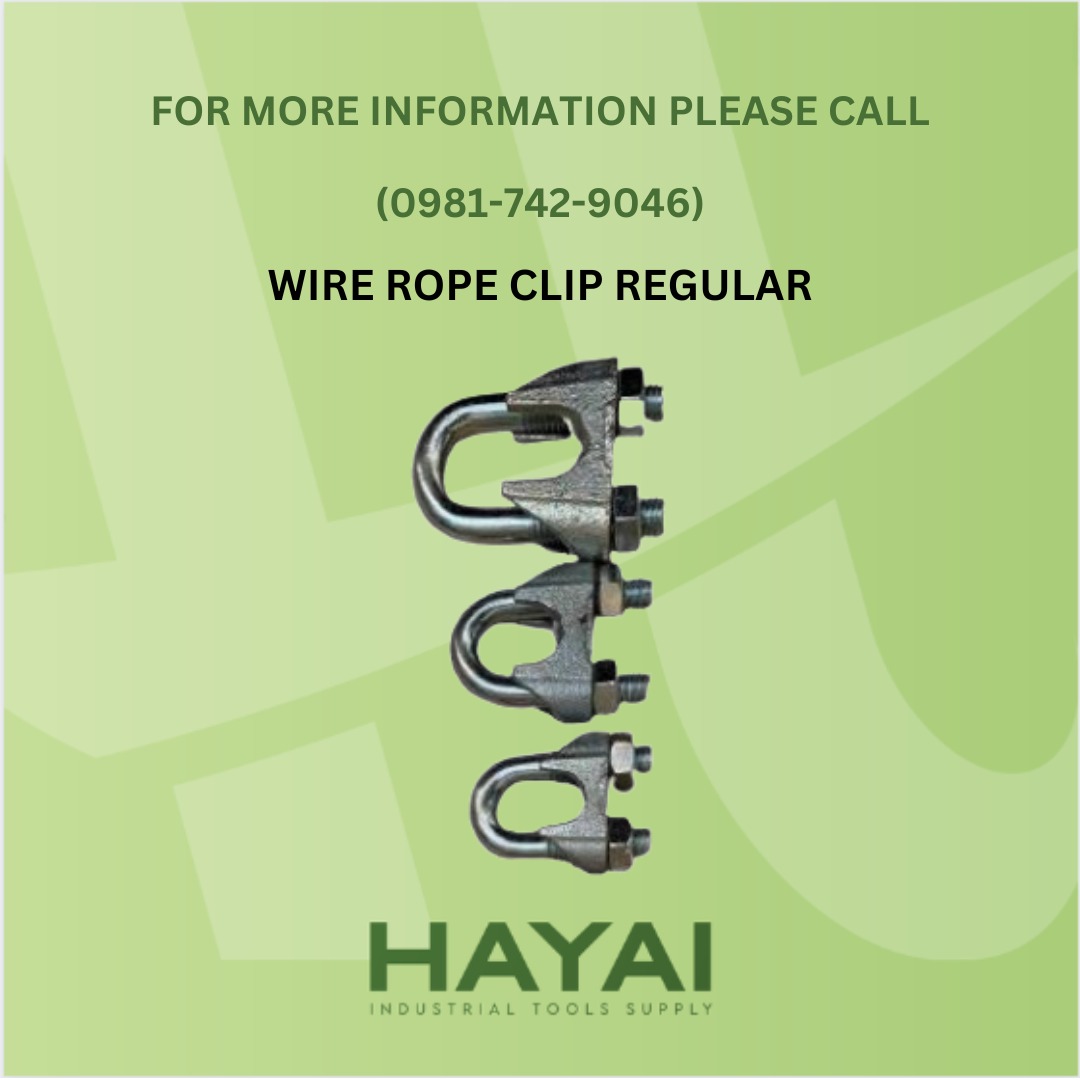 Wire Rope Clip Regular, Commercial & Industrial, Construction Tools