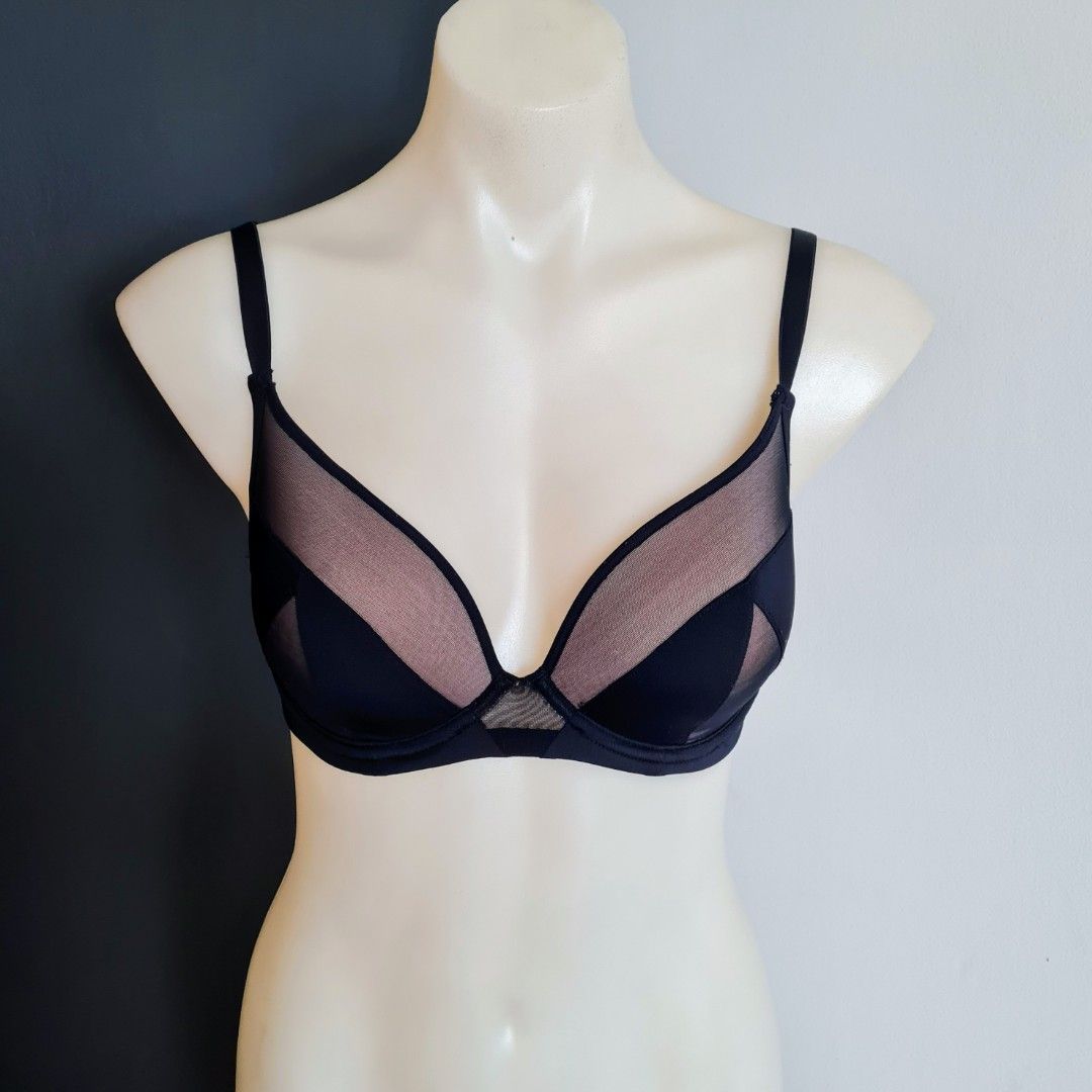 Bras N Things - Black Lacey Bras N Things Bra on Designer Wardrobe