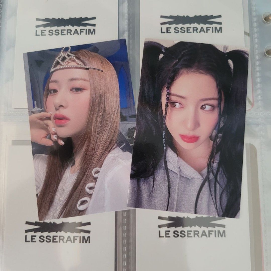 Lesserafim Fearless Japan Album Yunjin Pob Photocard Set