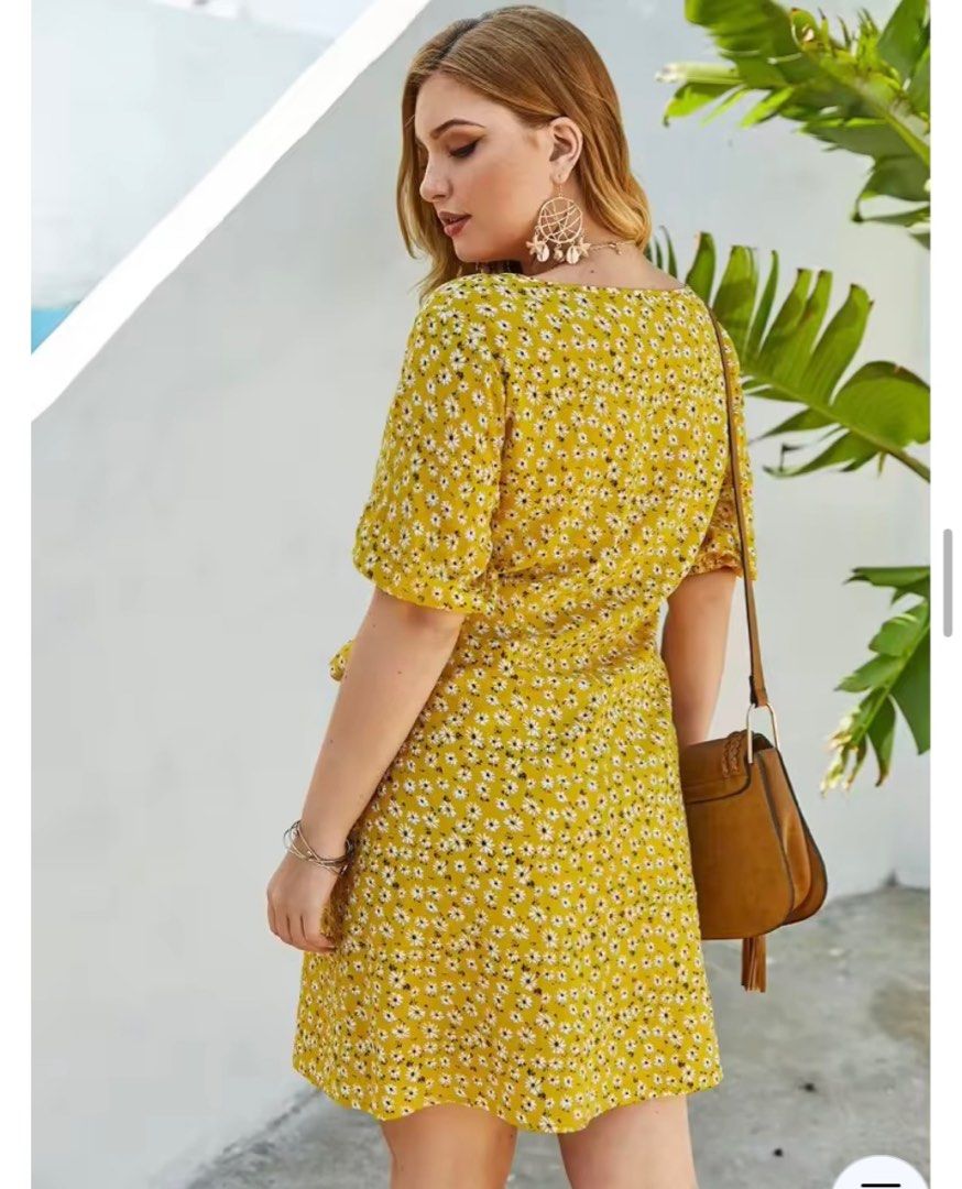 Yellow sunday dress discount
