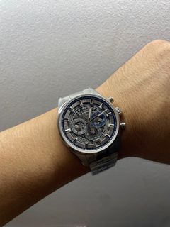 🔥 SALE!! 5 Years Warranty Very New Zenith El Primero Chronomaster Open 42mm chronograph Skeleton Dial with steel bracelet 03.2081.400/78.M2040