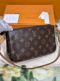 Red Louis Vuitton Monogram Vernis Pochette Felicie Crossbody Bag – Designer  Revival