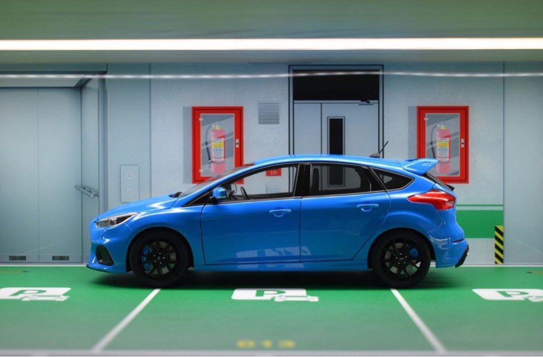 1/18 Autoart Ford Focus RS diecast car model, Hobbies Toys, Toys
