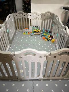 12-panel graylock  play pen
