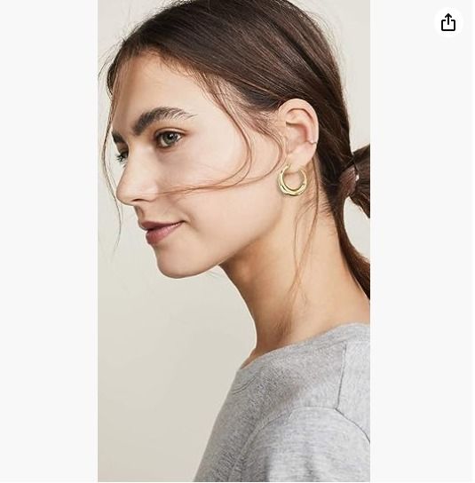 Real hoop new arrivals earrings