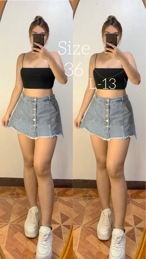 Plus size hotsell jean skirts 40