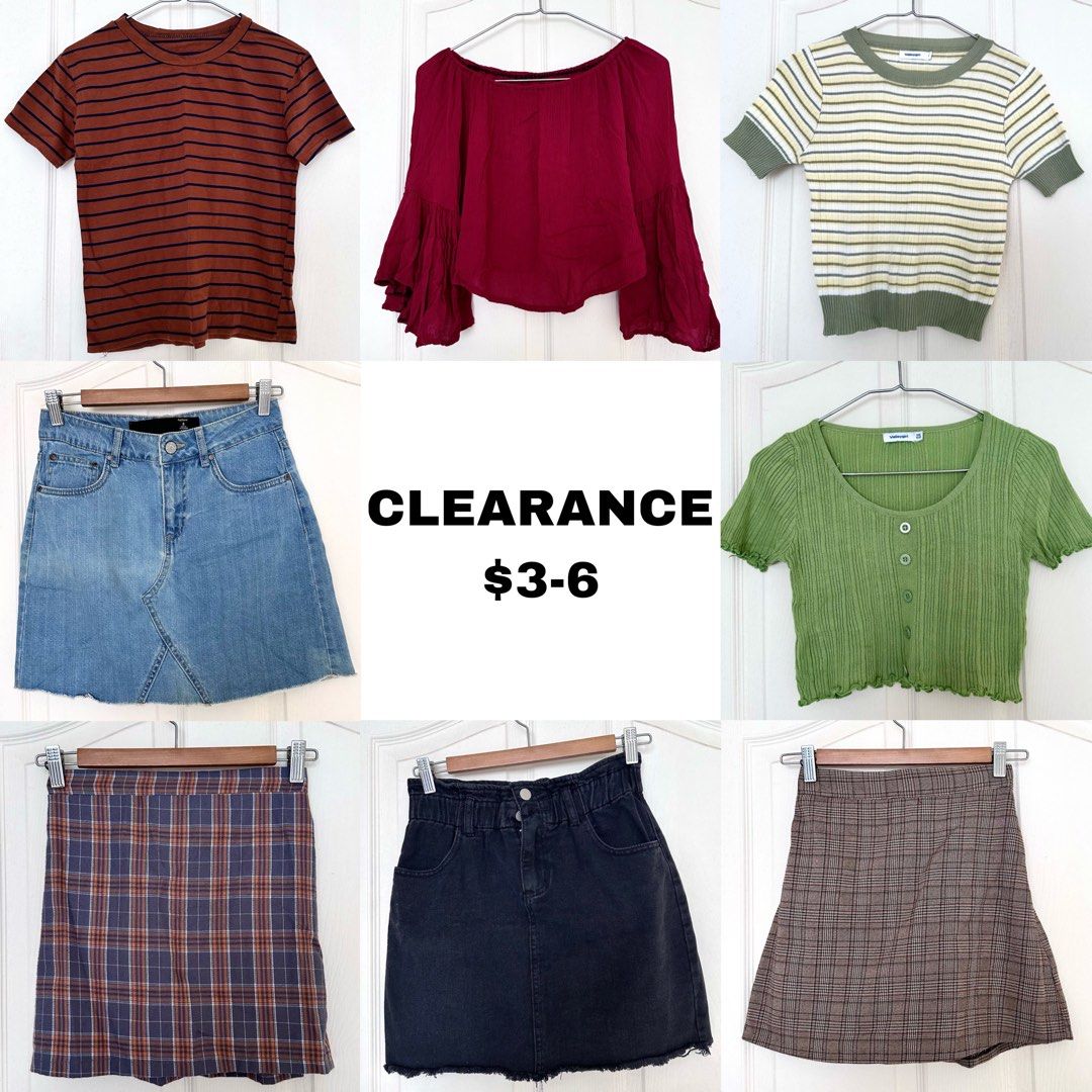 Clearance Sales batch 2] Ladies clothings top & bottoms, Women's Fashion,  Tops, Sleeveless on Carousell