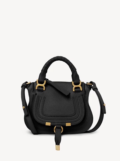 Chloe mini marcie hot sale bag black