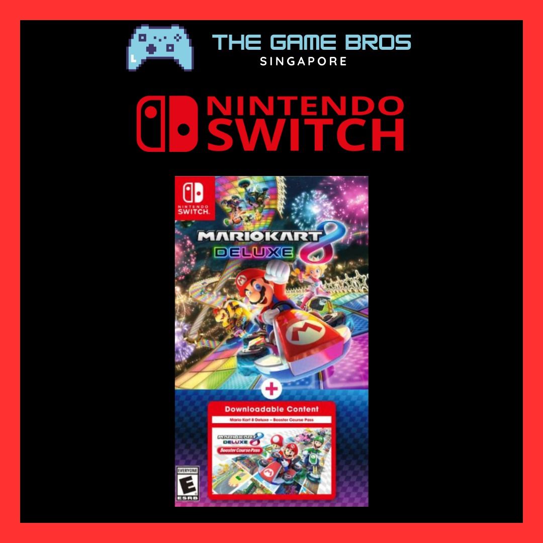 Mario Kart 8 Deluxe Bundle (Game + Booster Course Pass) Nintendo Switch  Game Deals 100% Original Physical Game Card for Switch