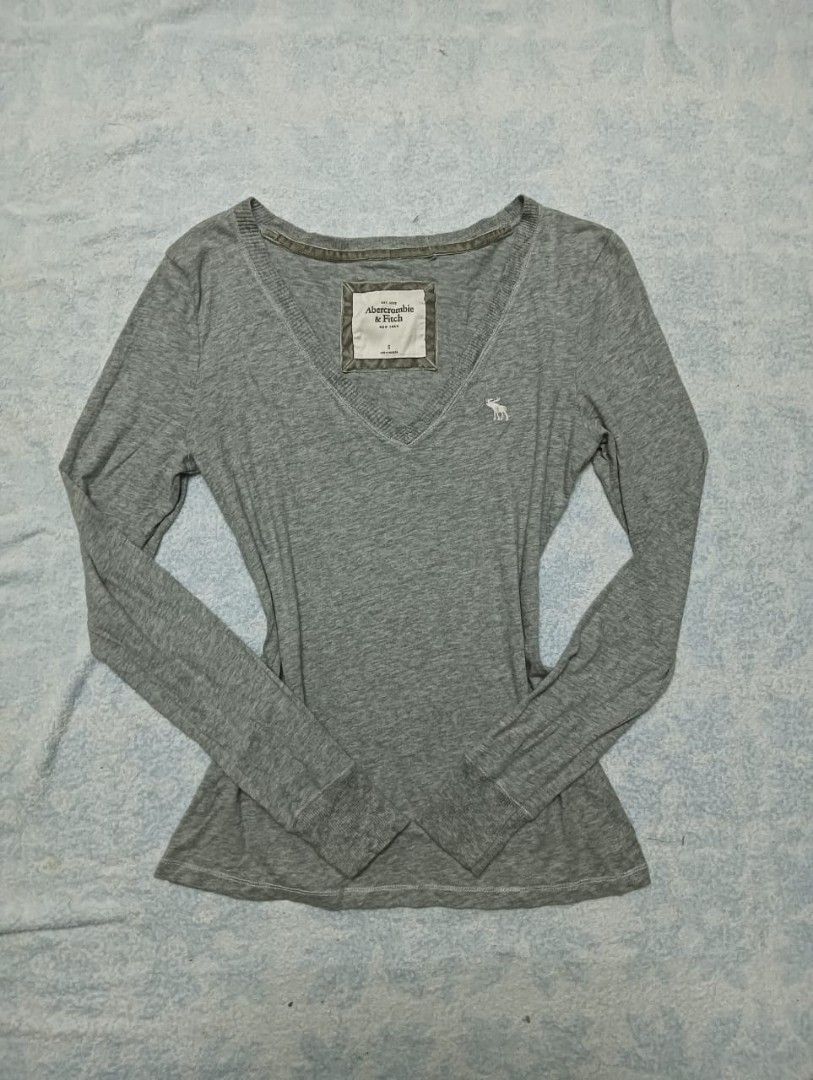 BUY1FREE1 Abercrombie fitch grey sweater