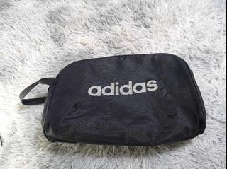 Adidas Black Zipper Shoe Bag