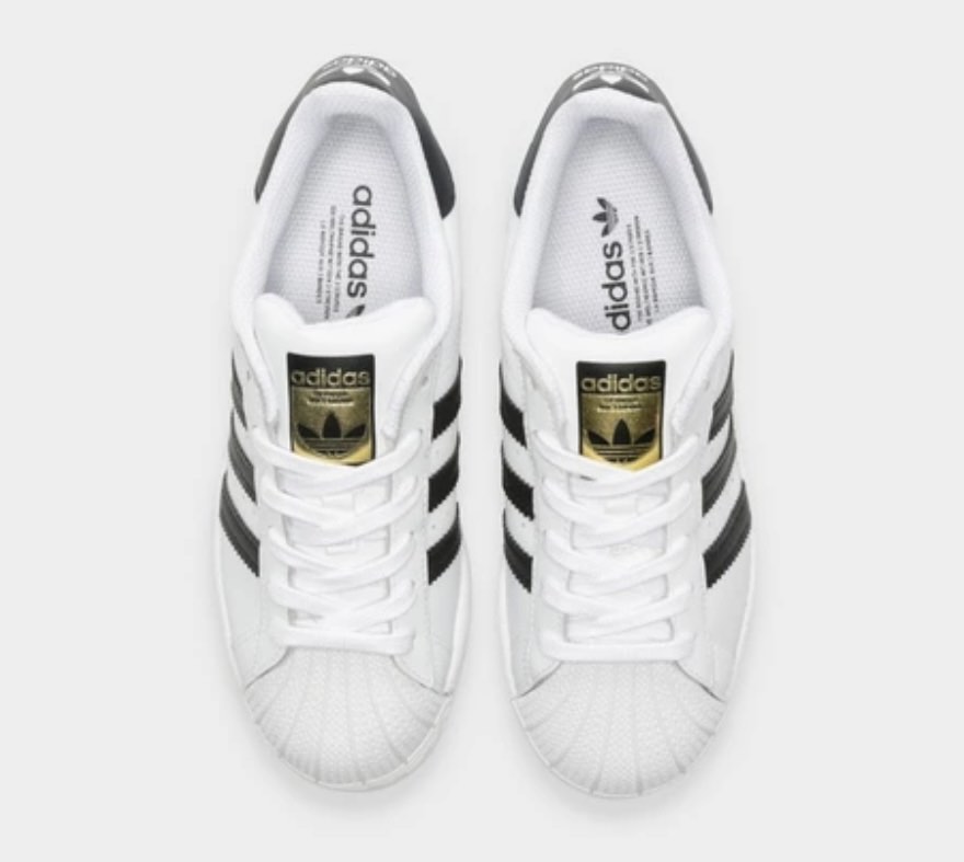 Adidas superstar junior gold on sale