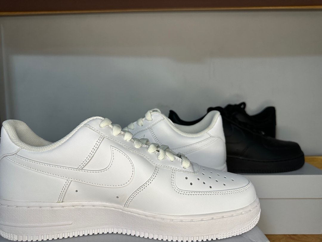 triple white air forces