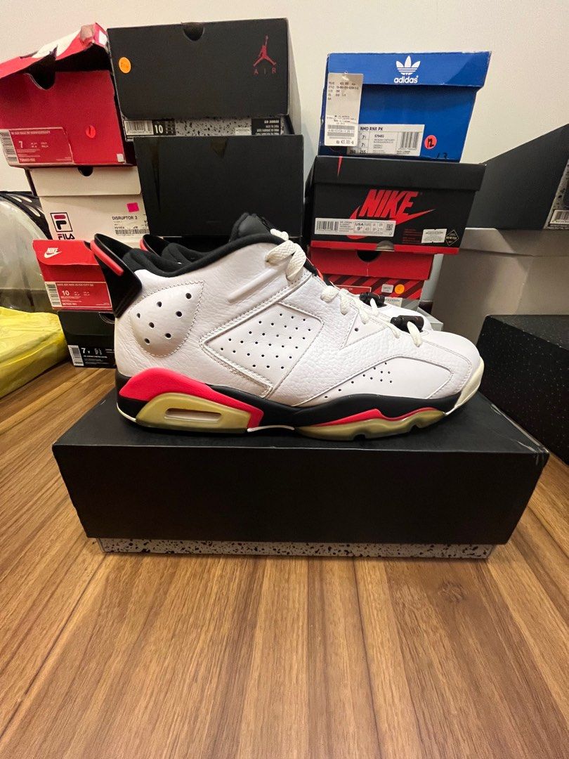 AJ 6 RETRO INFRARED LOW RETAIL RM6XX Men s Fashion Footwear