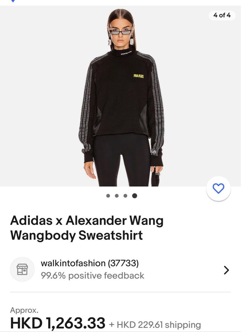 Alexander Wang x Adidas sweater Carousell