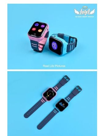 Angel Watch 4G Kids Smart Watch, GPS Tracker, SOS Button, Video Call ...