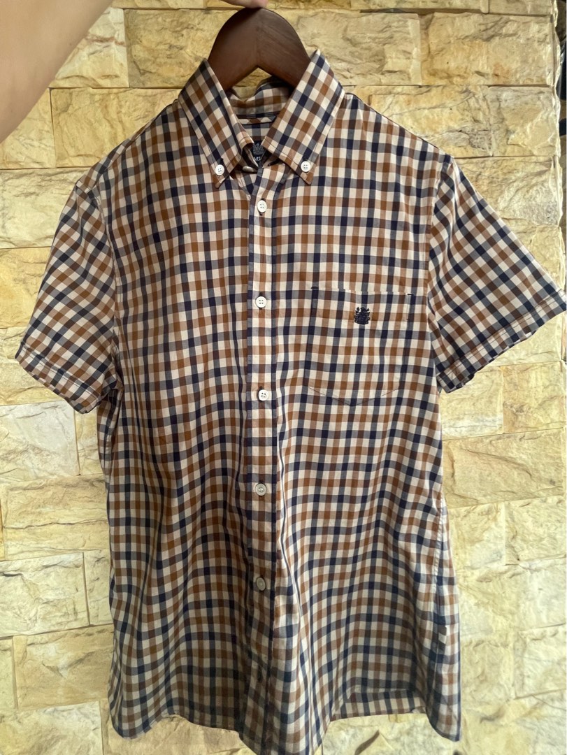 Aquascutum Shirt Men s Fashion Activewear on Carousell