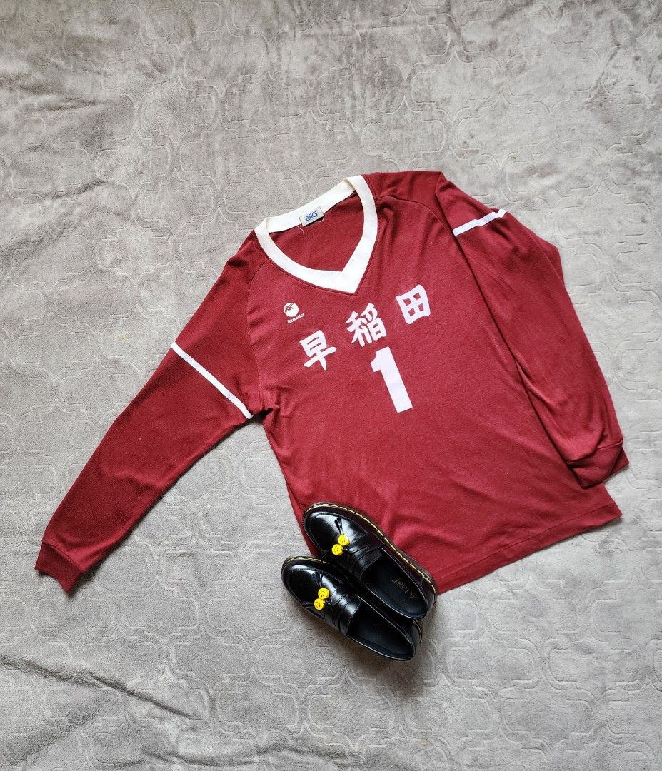 Asics Long Sleeve Men s Fashion Tops Sets Tshirts Polo