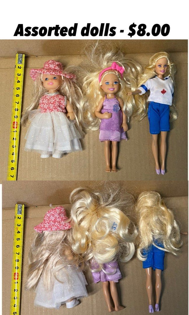 Assorted Dolls Groovy Girls McD Barbie Strawberrt shortcake Polly pocket Littlest Pet Shop Blythe Doll Kelly Learning Curve Caring Corners