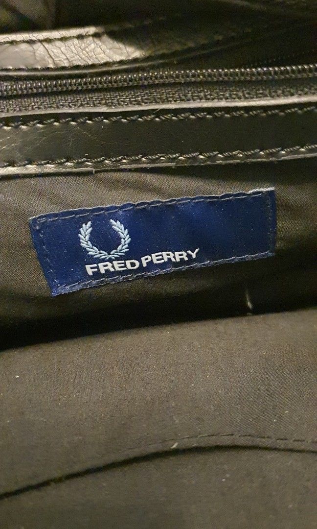 Authentic fred perry shoulder bag, Luxury, Bags & Wallets on Carousell