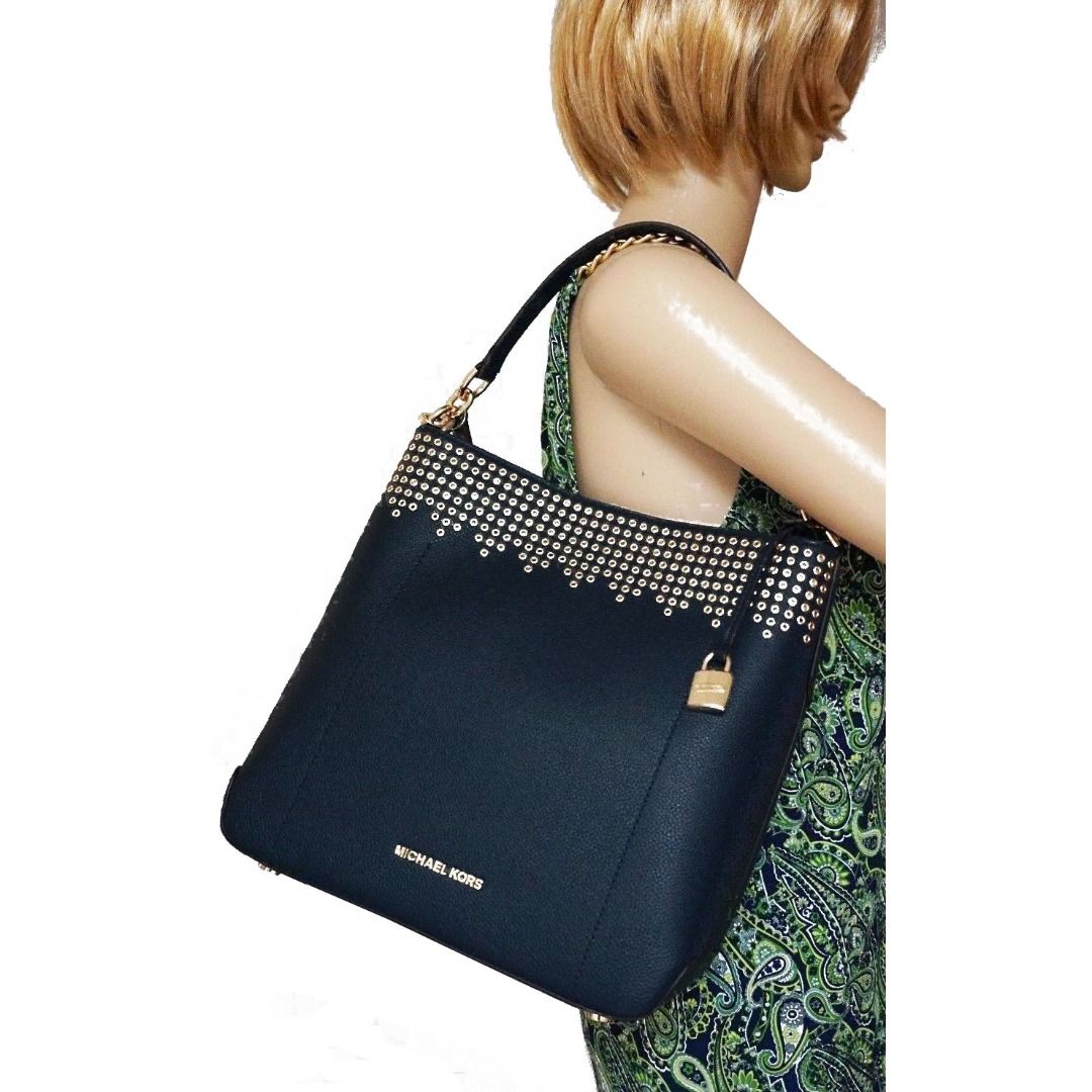 Michael kors hayes large bucket shoulder bag online