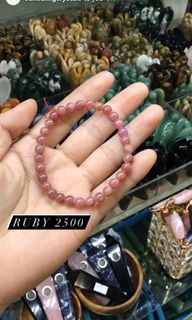 Authentic ruby 6mm, 16cm