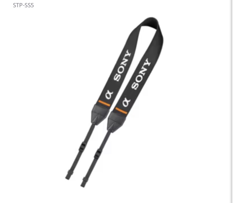 Authentic Sony Alpha Camera Strap, Photography, Photography Accessories