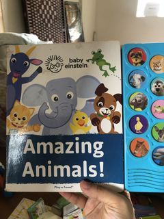 Baby Einstein Amazing Animals sound board book
