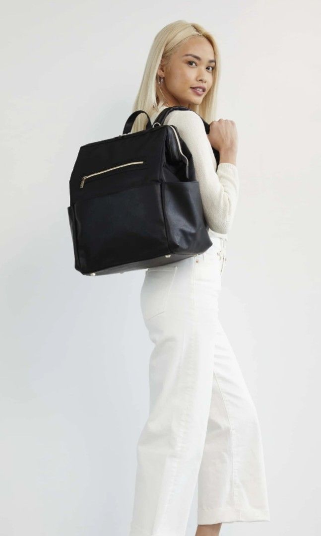 Beis The Backpack Diaper Bag in Black Babies Kids Going Out Diaper Bags Wetbags on Carousell