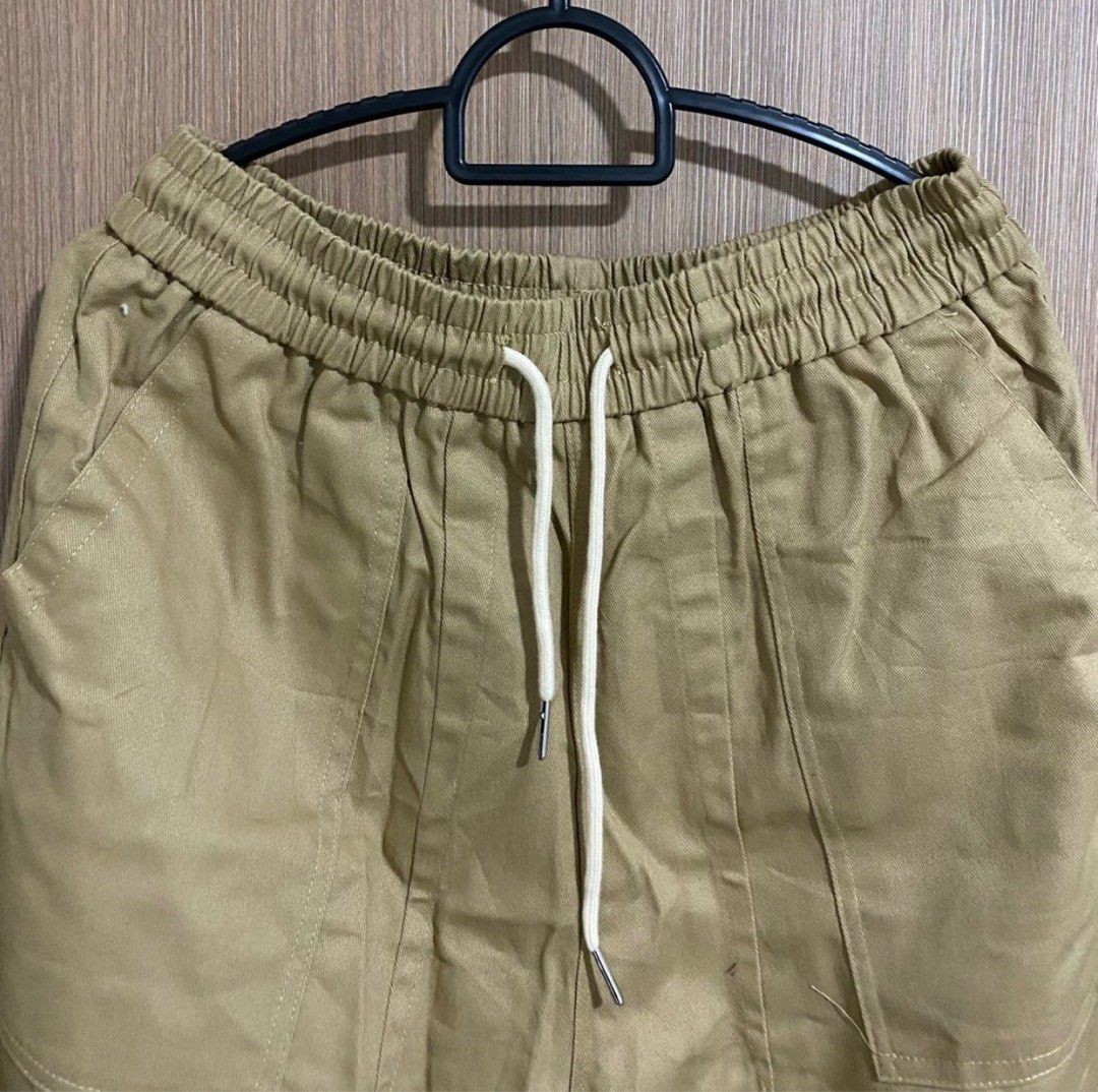 JACE DRAWSTRING WAIST COTTON PANTS