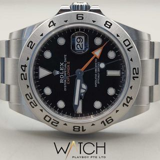 BRAND NEW 2023/11 Rolex Explorer II - 226570 Black Dial