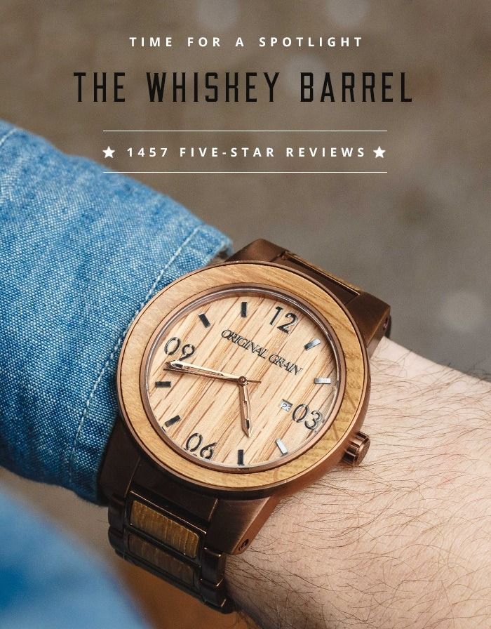 Whiskey barrel cheap watch reviews