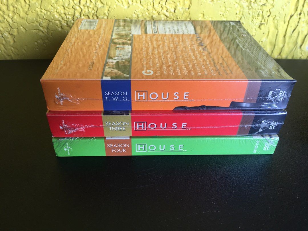 [Bundle] House M.D DVDs Season 2-4 (Category: CDs & DVDs) located in Cavite. Submitted by hellomiming (Listing ID 1267419942, Image 1). Description: [Bundle] House M.D DVDs Season 2-4 ▪️Bought in the US. ALL STILL SEALED. ‼️PLEASE MAKE SURE YOUR DVD PLAYER CAN PLAY DVDS FROM THE US REGION. Some local players from the Philippines are not capable of playing US DVDs. FAQs: ✅LAST PRICE POSTED. FIRM ON PRICE POSTED! Please do not offer or ask for lowe