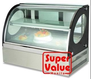 Cake Showcase Display Chiller Double Glass Stainless Steel (Brand New with Warranty)