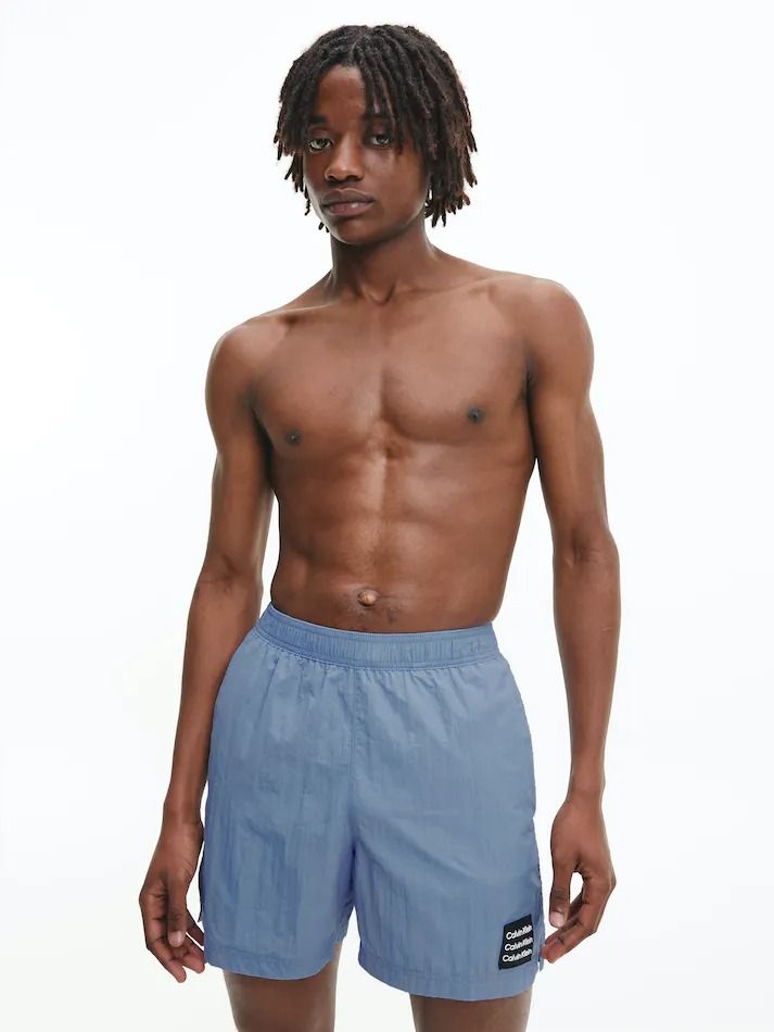 Calvin Klein Nylon Medium Drawstring Swim Shorts Men s Fashion