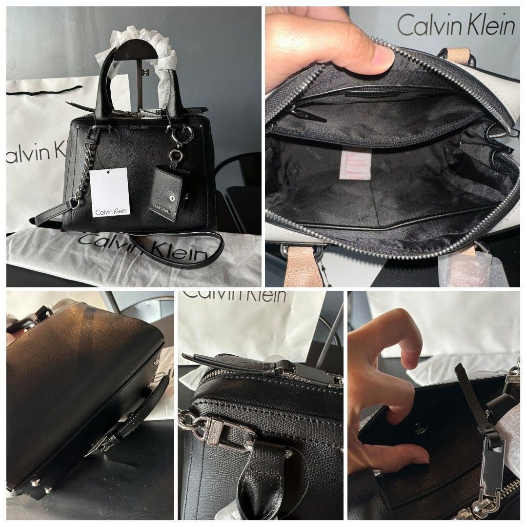 Calvin Klein Boxy Mercury Leather Crossbody Bag Women s Fashion Bags Wallets Cross body Bags on Carousell