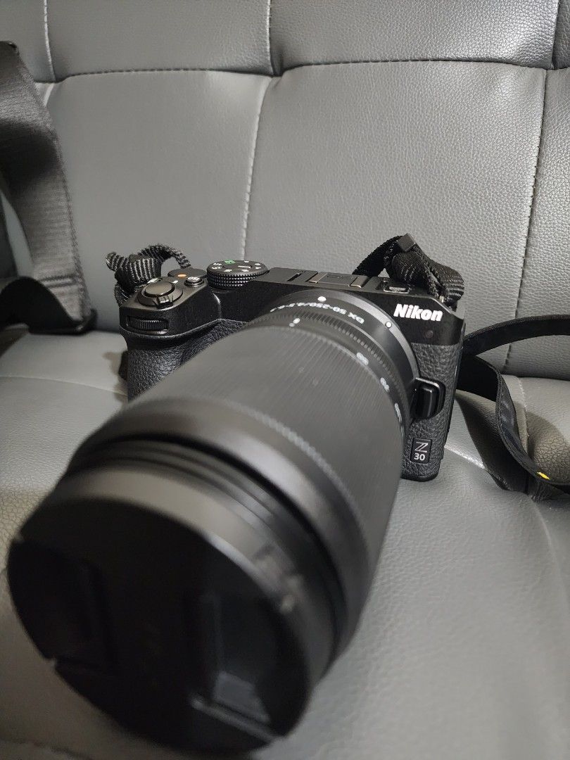 Camera (Category: Cameras) located in Singapore. Submitted by williams1296 (Listing ID 1267374847, Image 3). Description: Nikon z30 Spec can be found here https://imaging.nikon.com/imaging/lineup/mirrorless/z_30/ come with both kit lens + 64GB card + Polarizer 67mm + bag + 2 battery + original strap + small tripod.