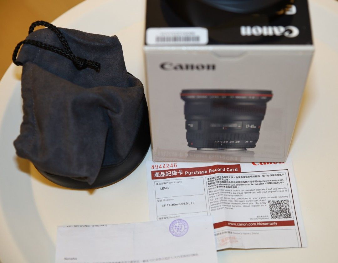 Canon EF 17 40mm F4, 攝影器材, 鏡頭及裝備- Carousell