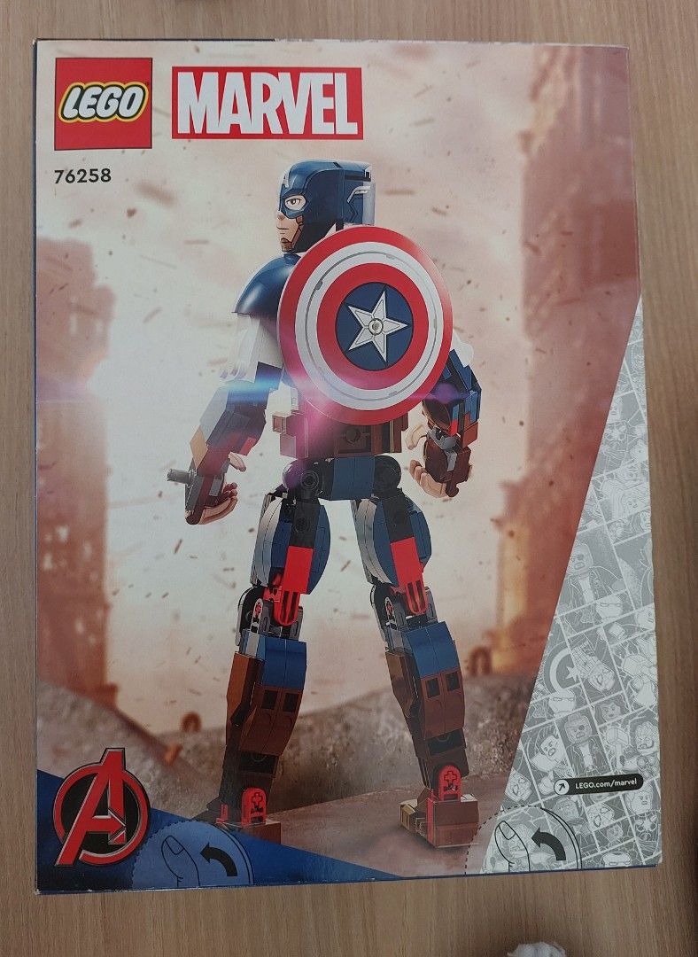 LEGO Marvel Captain America Construction Figure - 76258