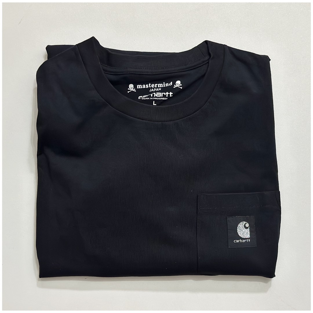 mastermind japan Carhartt Tee L/S 黒 L - Tシャツ/カットソー(七分/長袖)