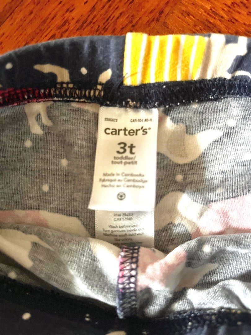 Carter's deals camo leggings