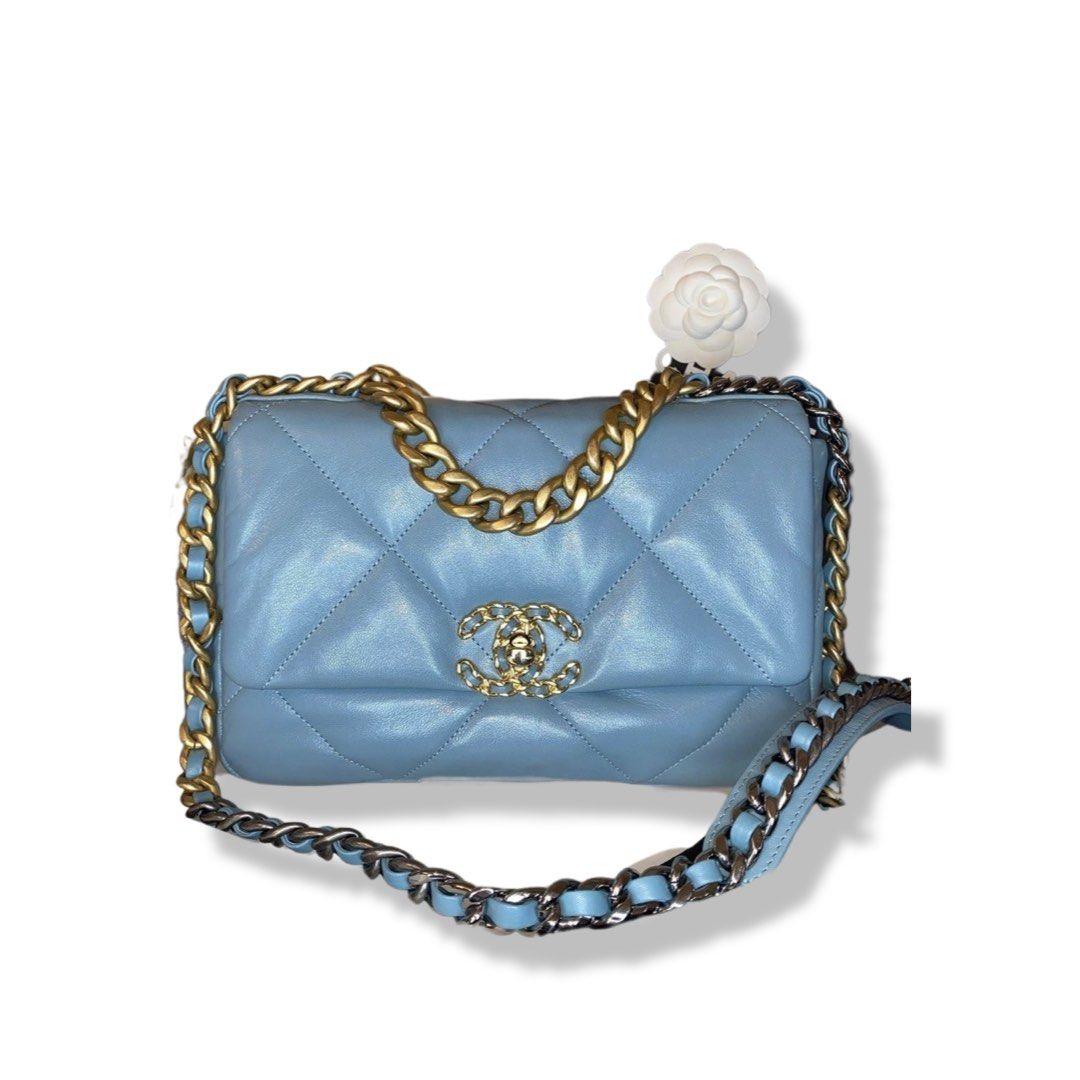 tiffany blue chanel bag